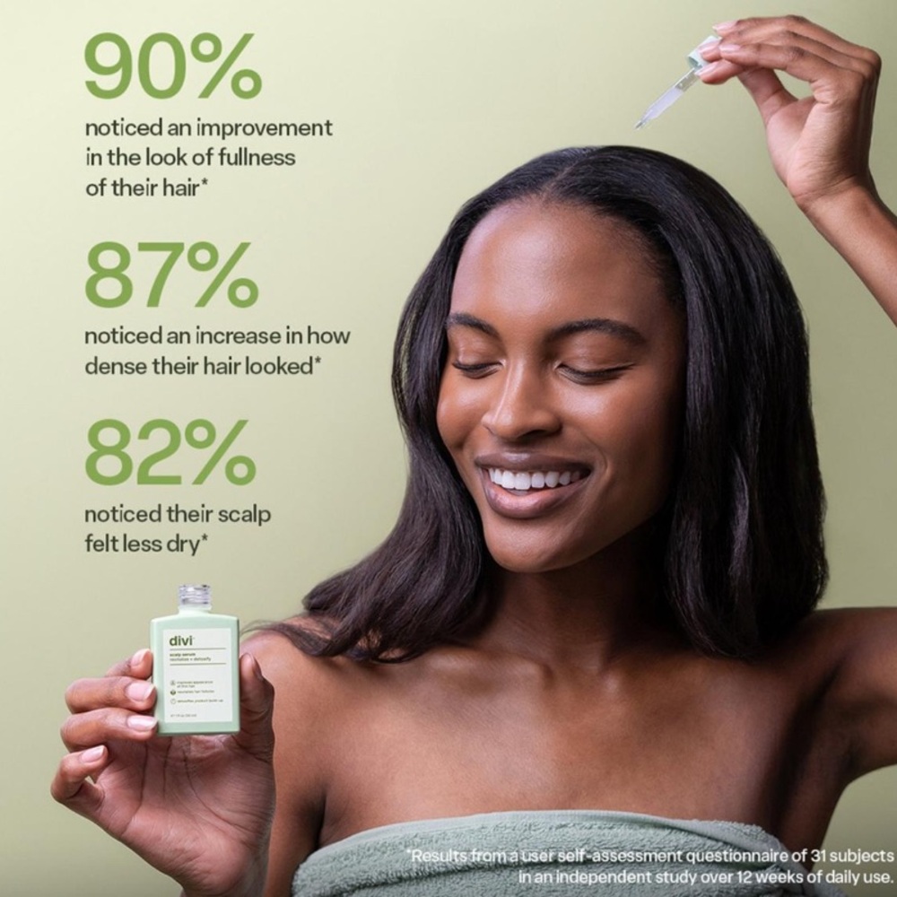NEW Divi Scalp Serum for Healthier, Fuller Looking Hair Travel Size - Picture 2 of 4
